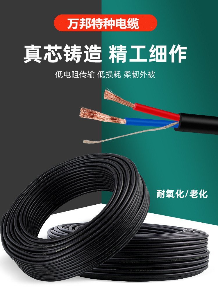 RVV2G自承式钢索电缆